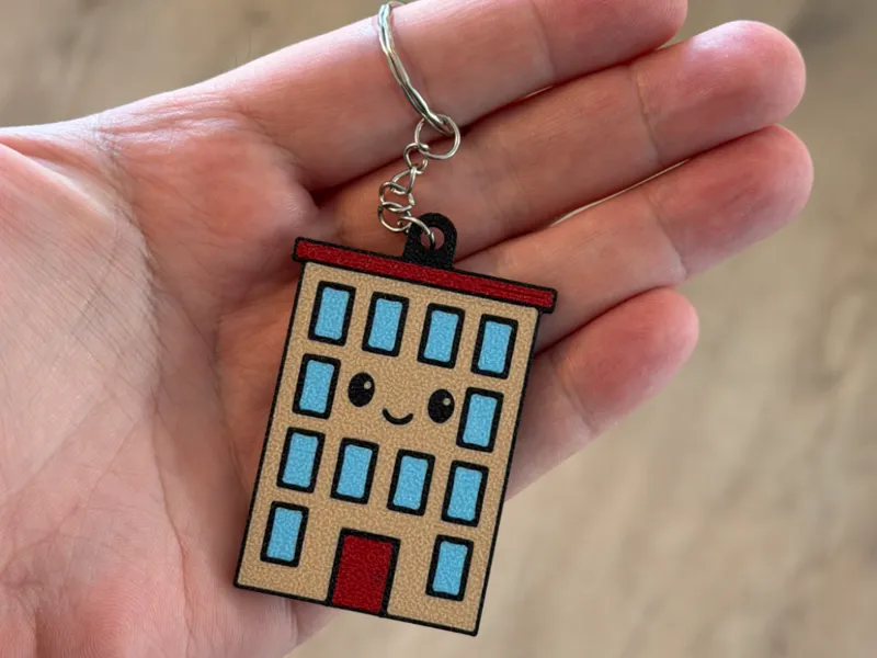 Office/school building keychain