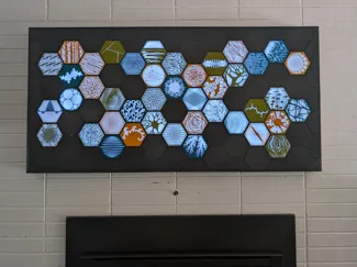LED Modular Wall Art Hexagon Nanoleaf Frame 100Hex