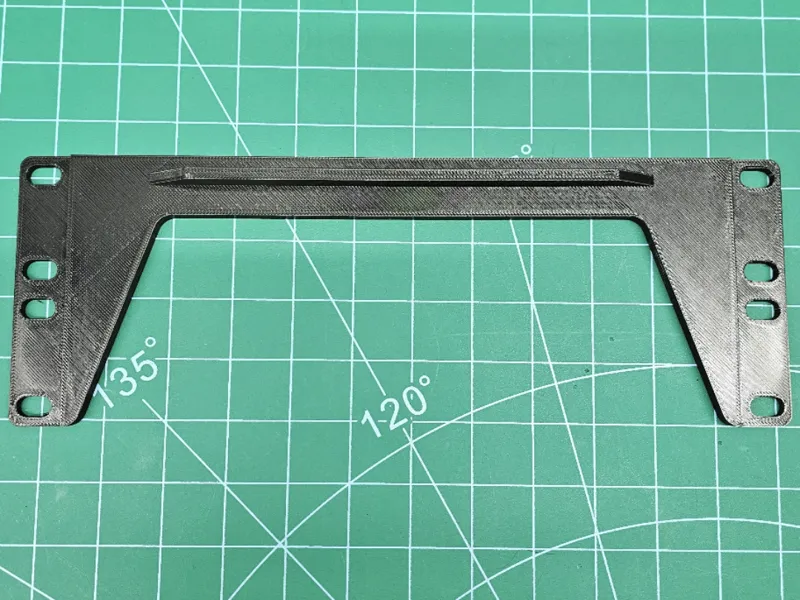 10in Rack 2U Back Plate Brace