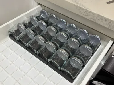 Gridfinity 3x2 120 mL Spice Rack