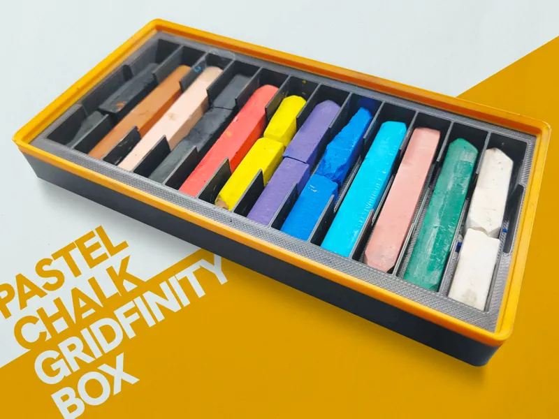 Pastel Chalk - Gridfinity Box 