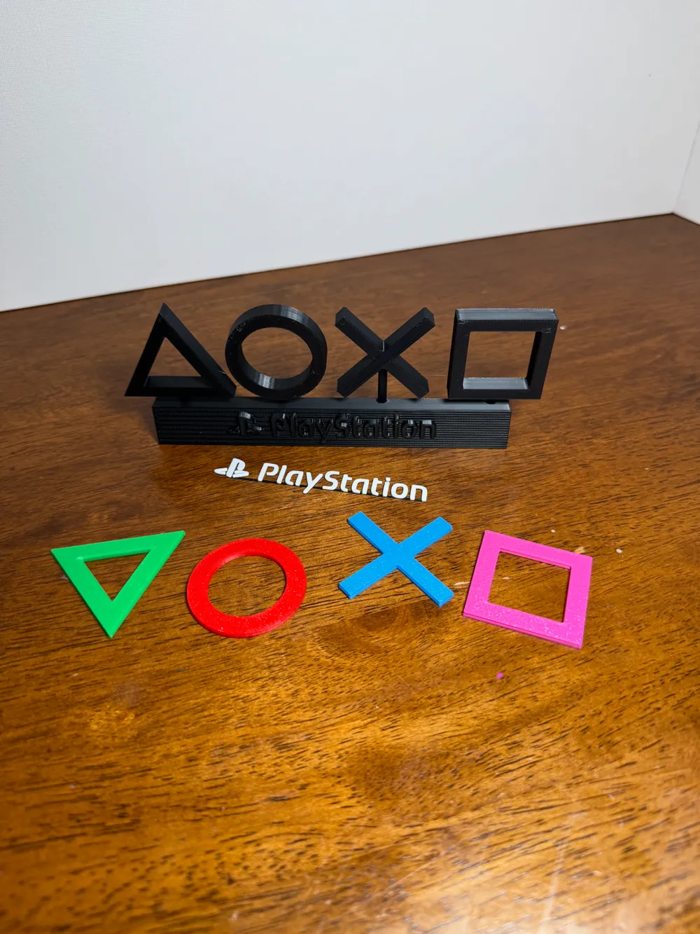 Playstation Symbols Floating Sign with Options by Jrosen73 - MakerWorld