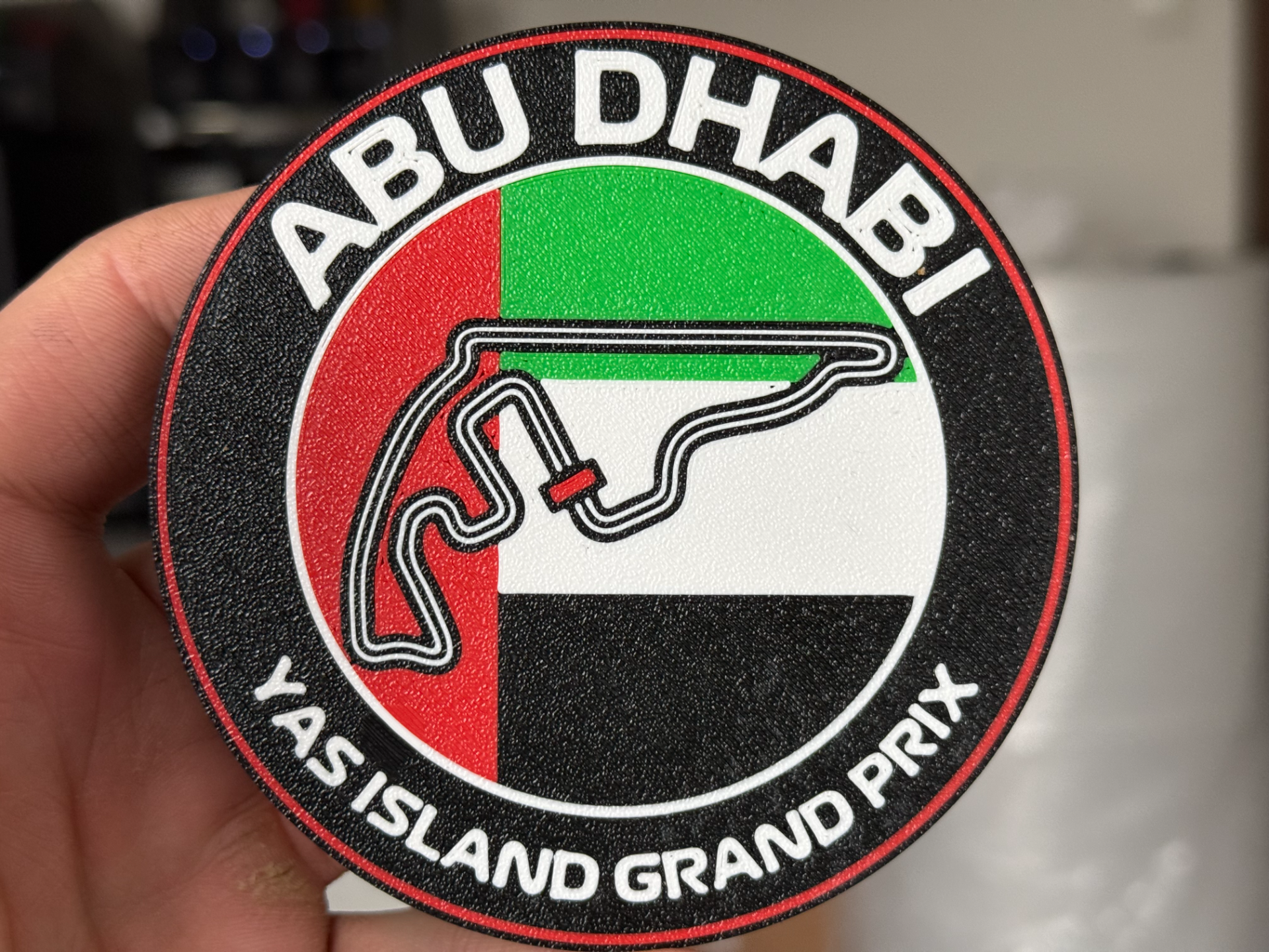 Abu Dhabi F1 Grand Prix coaster