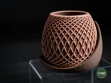 Minimalist Planter with Patterned Elevated Drip Plate