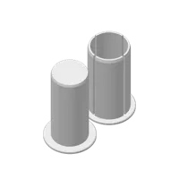Connecteur tube Ø25 x 50 mm — photo 2