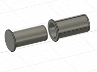 Connecteur tube Ø25 x 50 mm — photo 1
