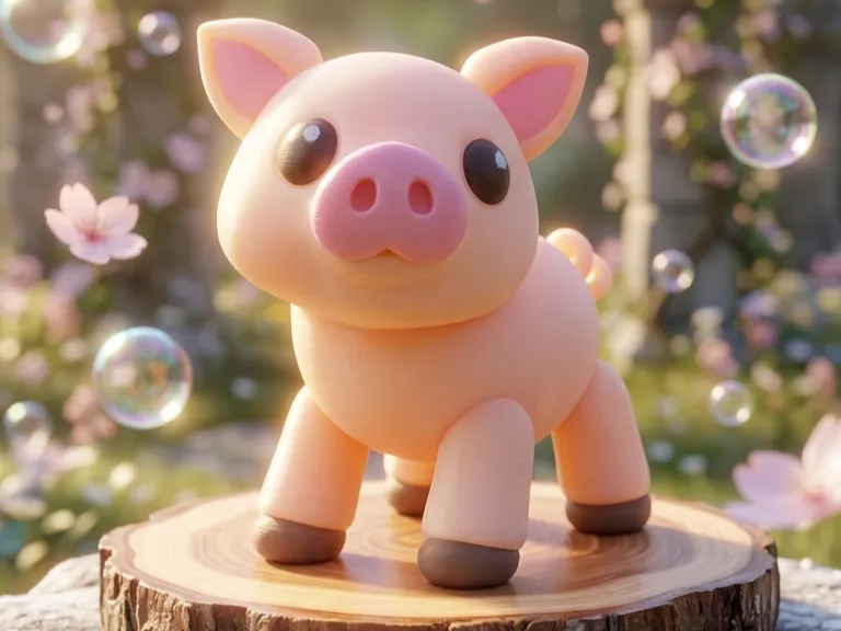 Balloon Pig Hamilton Pink