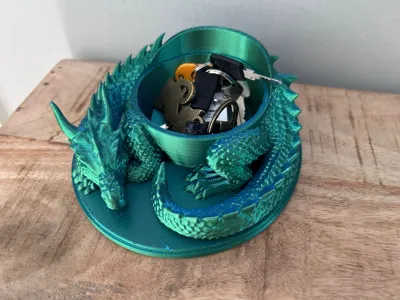 Mythic Dragon Key Bowl