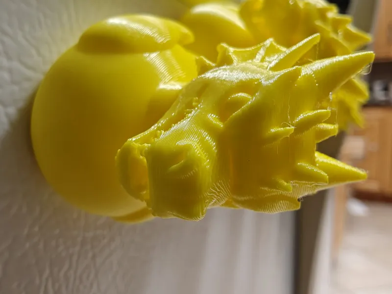 Dragon-Duck + Magnets + Text