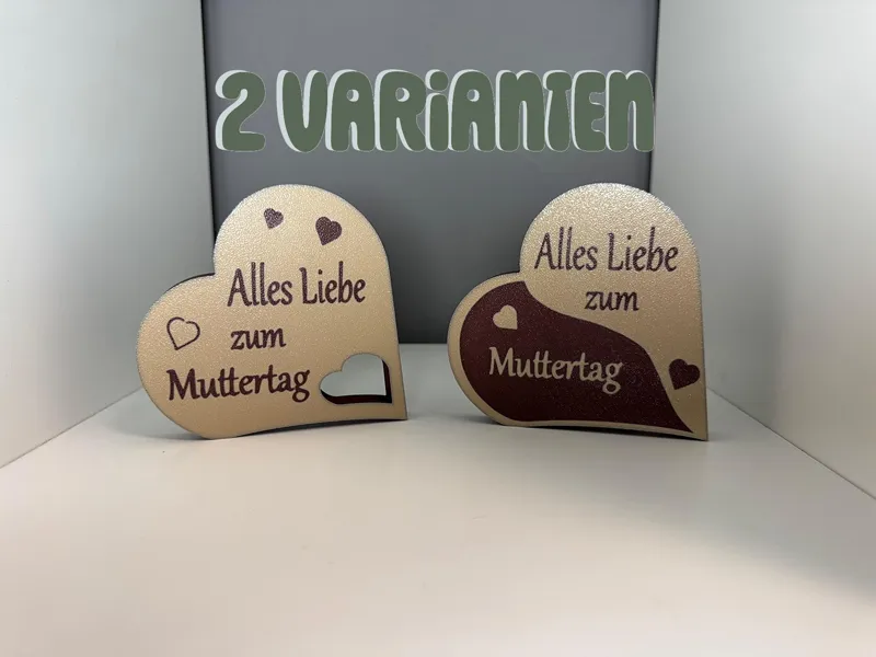 Muttertag Herz Aufsteller