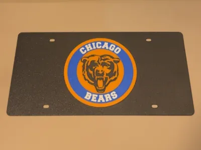 Chicago Bears License Plate