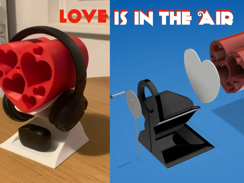 HeartPhoneLight Stand
