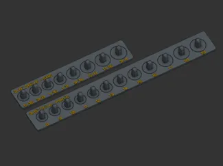 3/8" Drive Socket Holder - Gridfinity