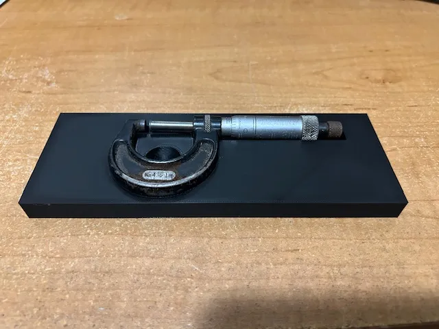 Starret No436 1" Micrometer Drawer Insert