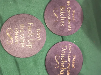 Passive Agressive Coaster Set