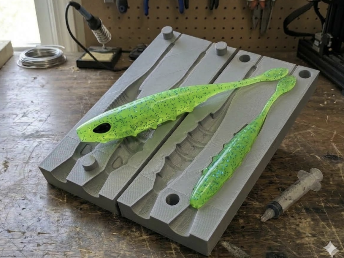 Soft Bait Mold | Nays NDL Inspired (8cm)