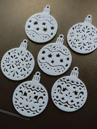 Set de boules de Noël filigranes — photo 4