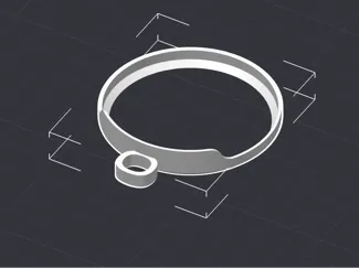 Dopper keyholder ring