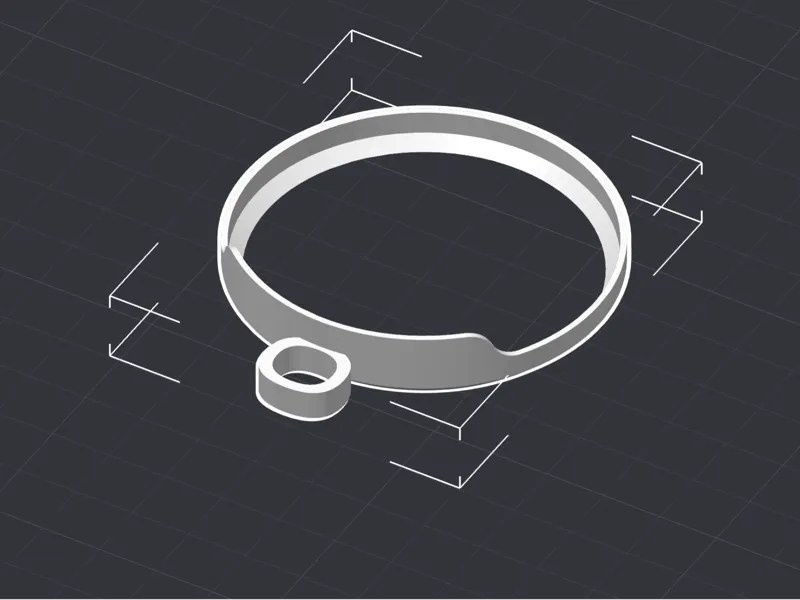 Dopper keyholder ring