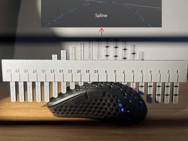 Curve Measurement tool, copy curvature of part into x,y coordinates