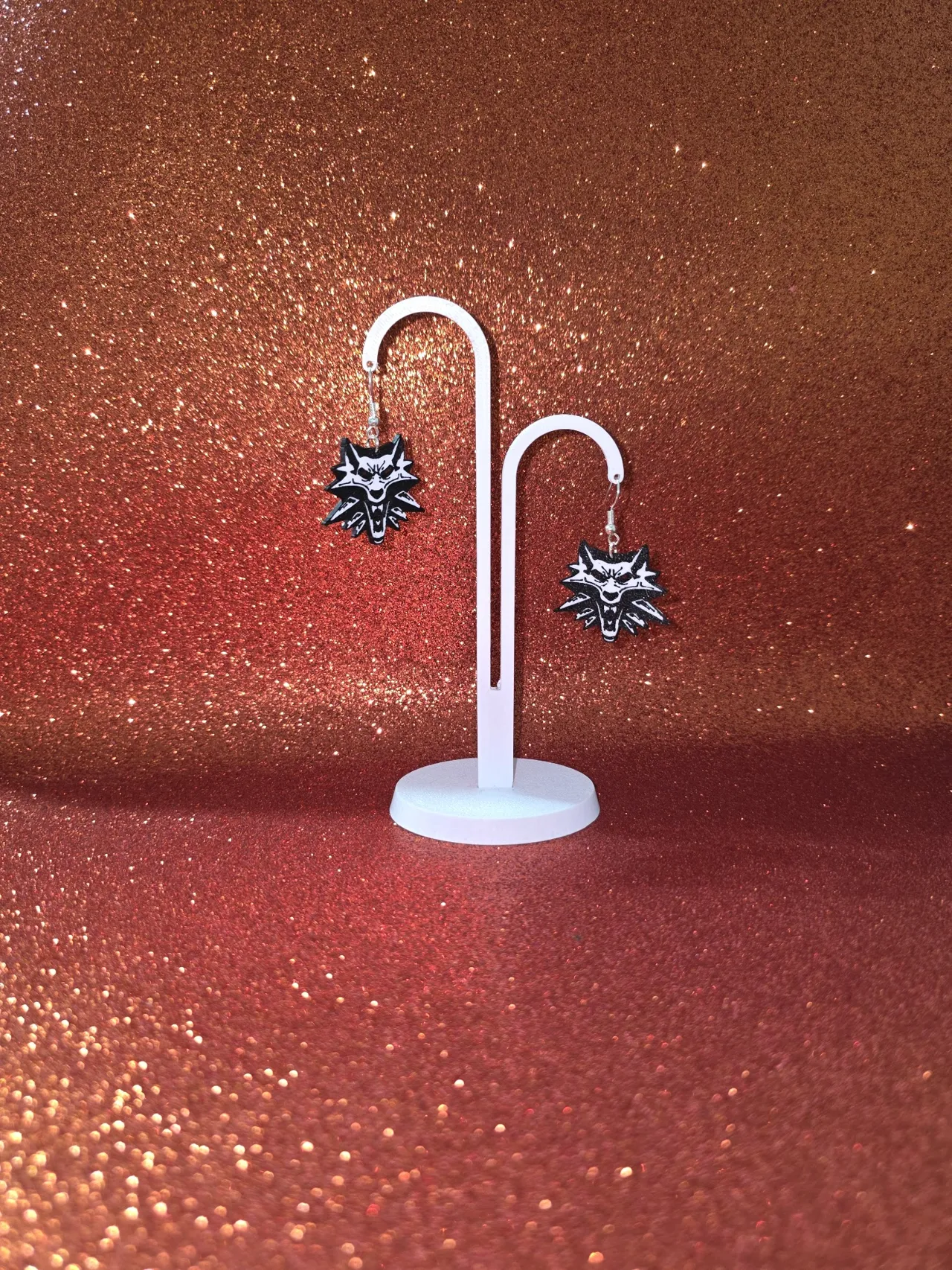 The Witcher earrings view 3