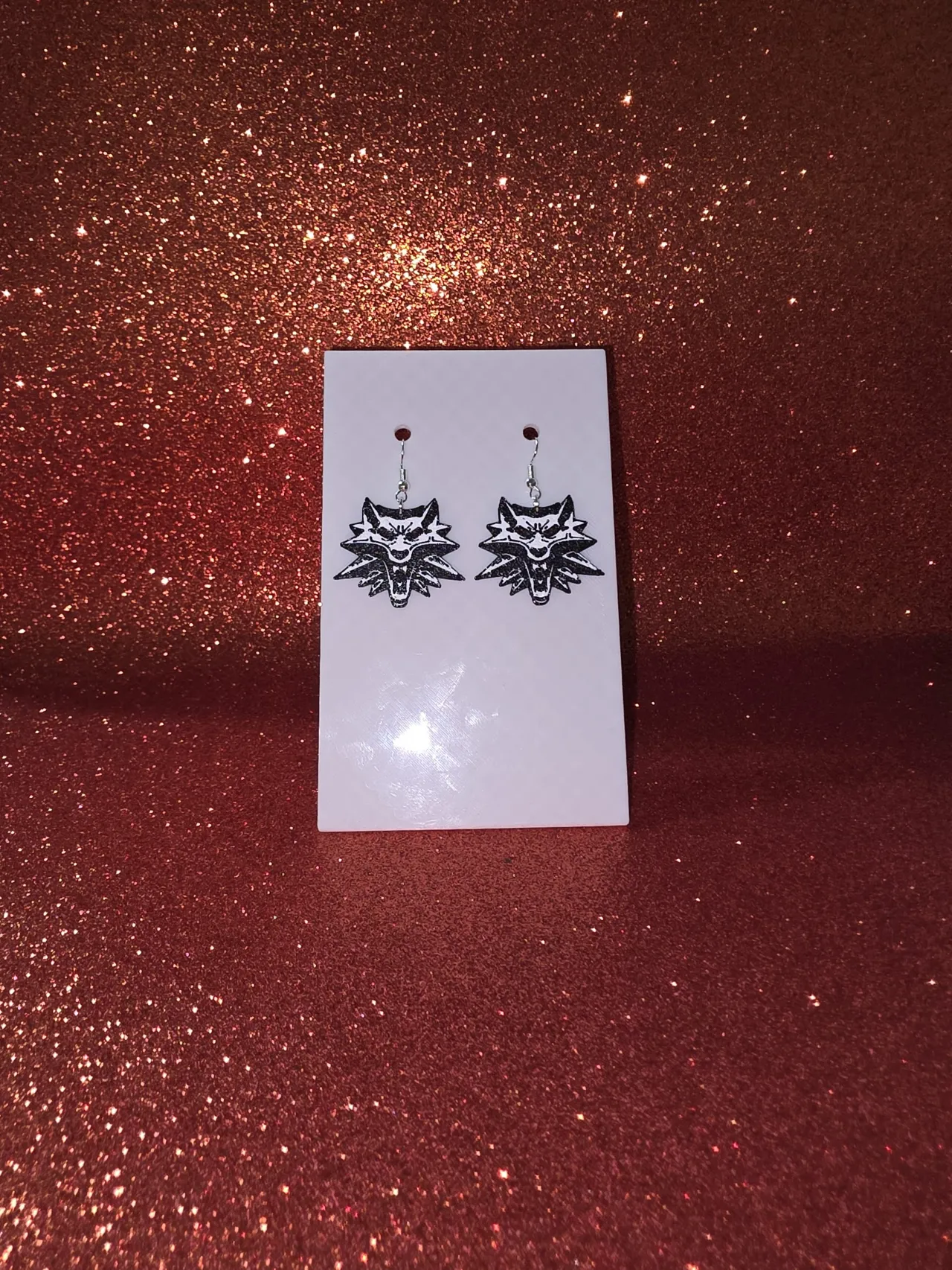 The Witcher earrings view 2