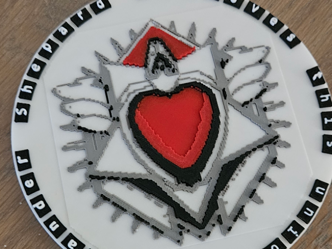 Mass Effect Paramour puck with Quote