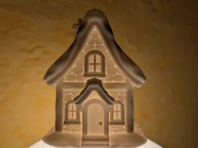 Winter House for LED Tealight