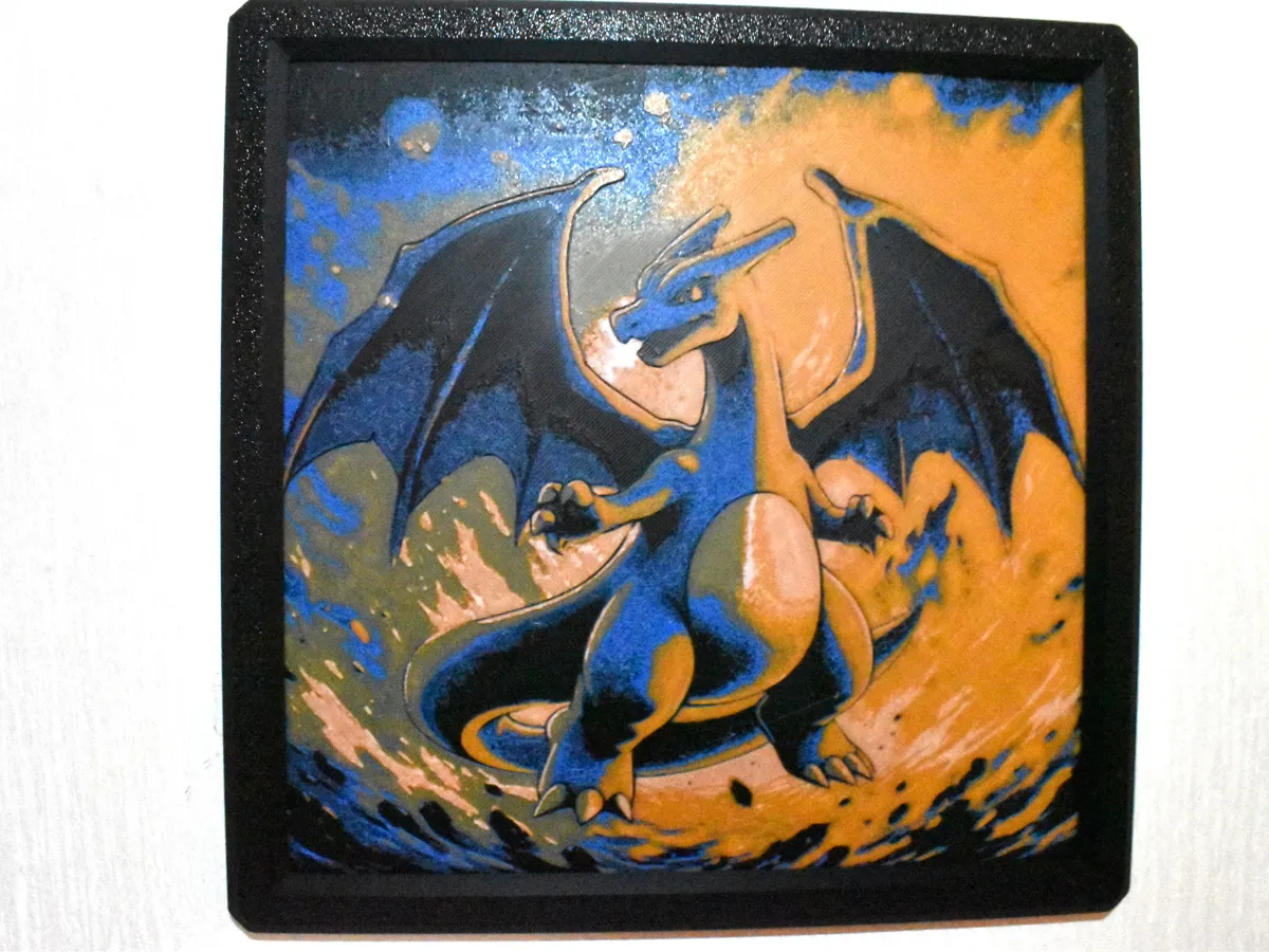 Charizard Hueforge - Free 3D Print Model - MakerWorld