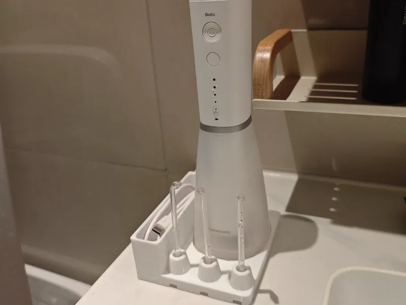 冲牙器收纳架（适配型号：松下超声波冲牙器_小白塔2.0_EW1520）