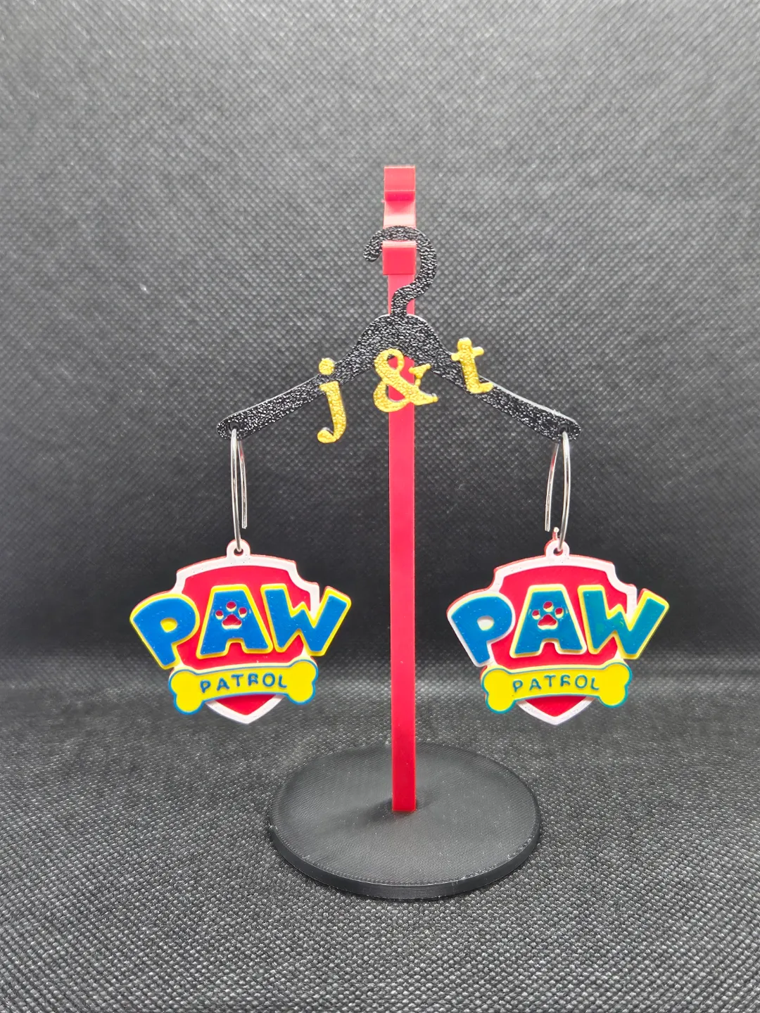 Paw Patrol earrings view 2
