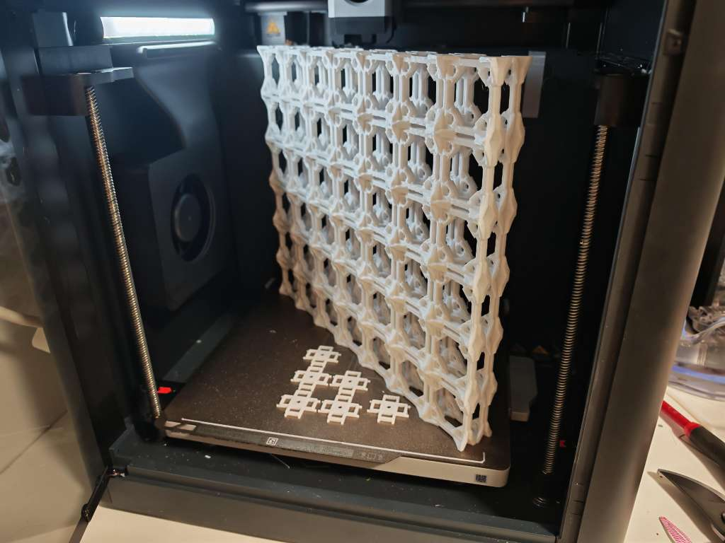 Vertical lightweight Gridfinity Baseplate stack