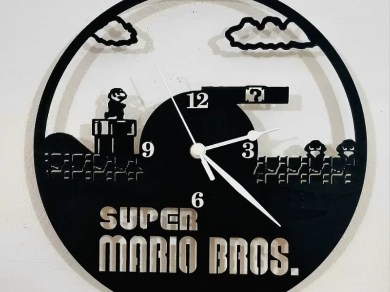 Orologio Super Mario da parete Wall Clock