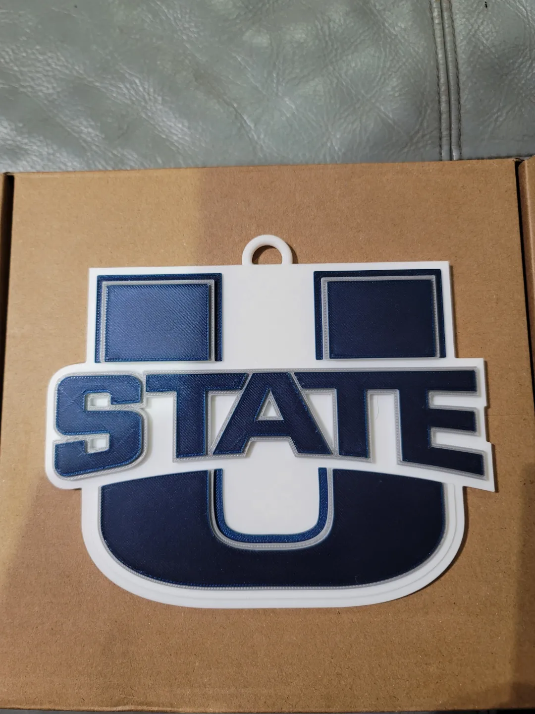 UTAH STATE 3D Logo 180mm series - Free 3D Print Model - MakerWorld