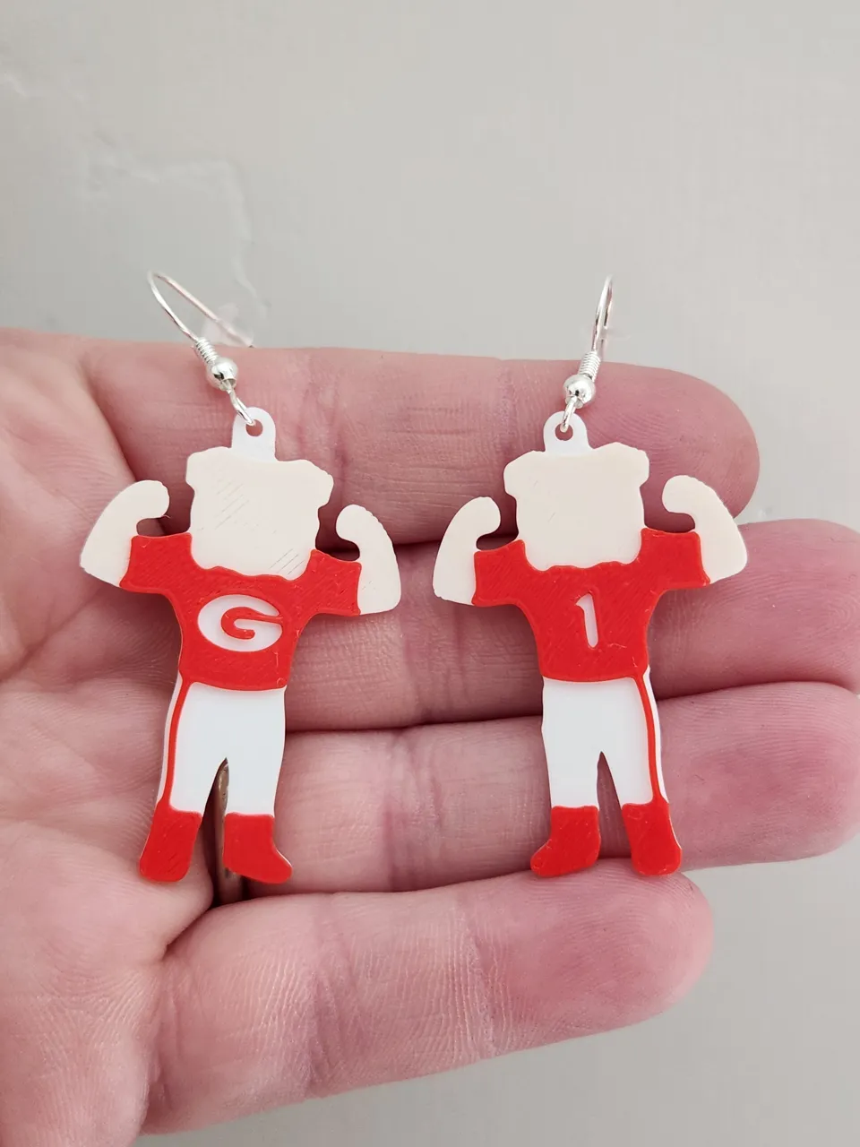 Hairy Dawg Earrings view 2