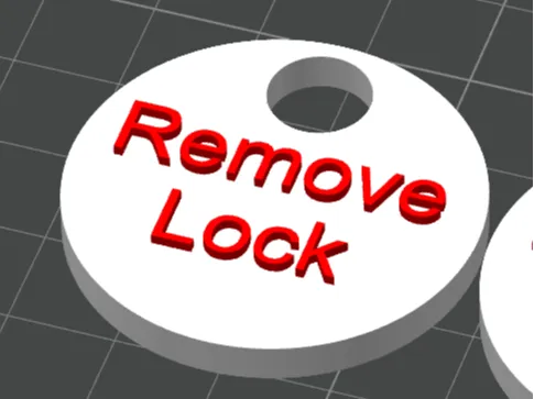 Remove Lock Tag