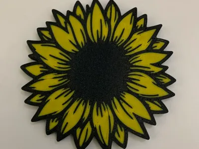 Sunflower Coaster