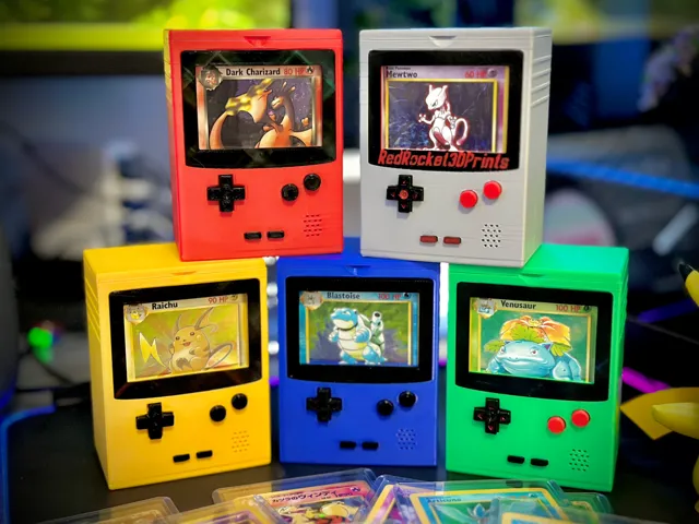 Gameboy Color TCG Deck Box Fits 60-100 Cards!