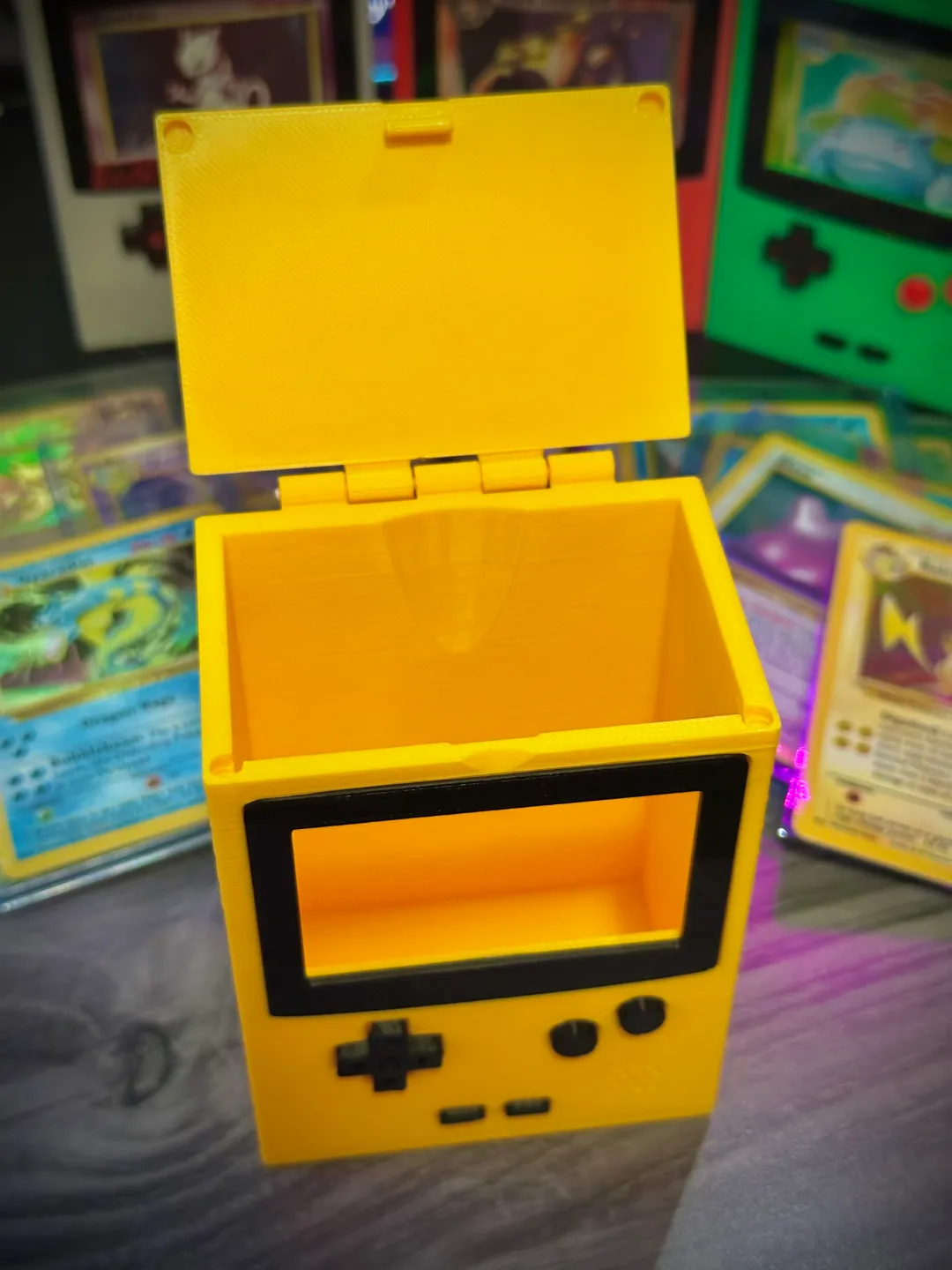 Gameboy Color TCG Deck Box Fits 60-100 Cards! view 2