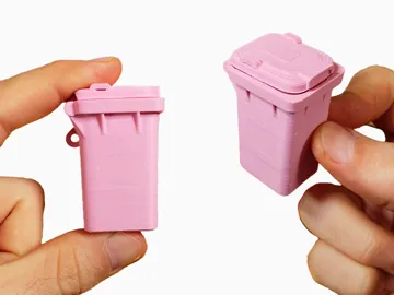 Llavero: Trash Bin Keychain Container — vista de referencia 5