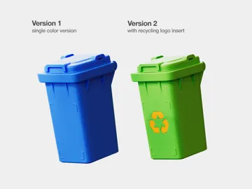Llavero: Trash Bin Keychain Container — vista de referencia 2