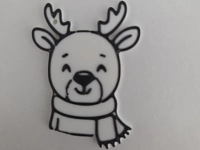 Reindeer keychain