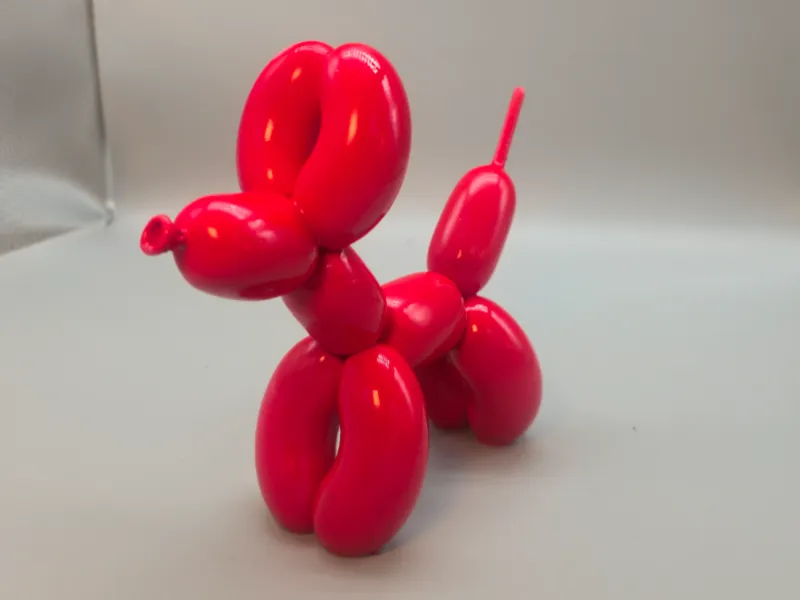 Balloon dog puddle puppy