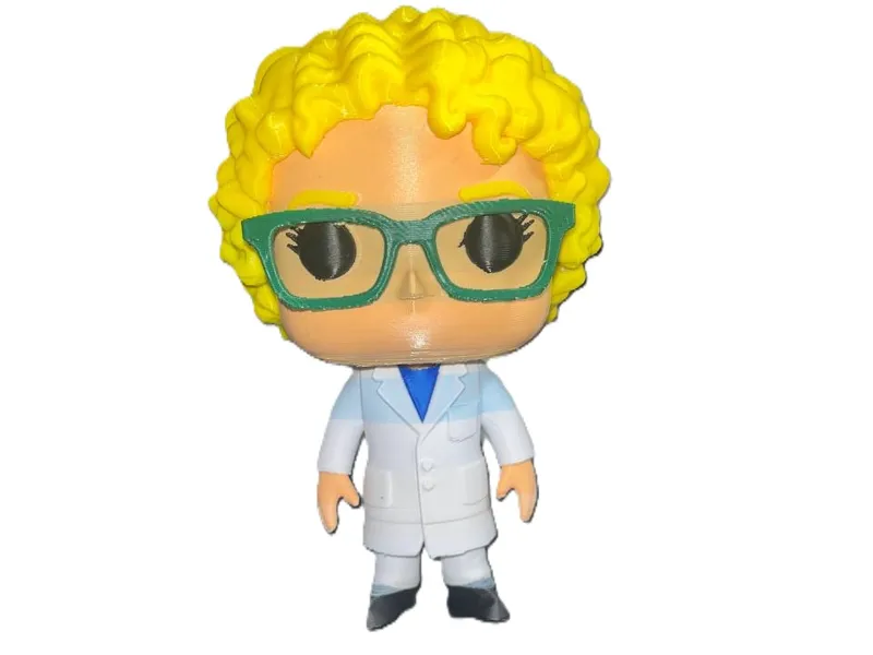 funko pop blonde hair + glasses 