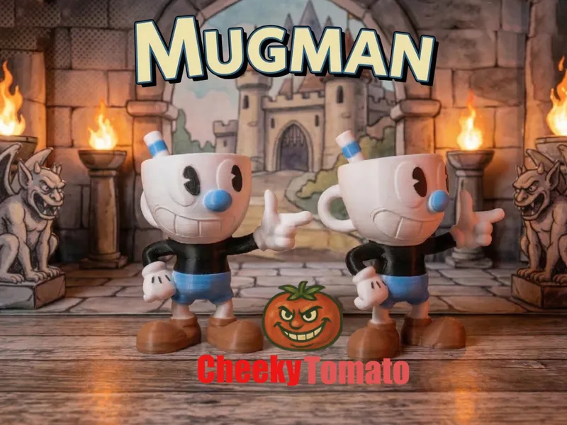 Mugman – The Cuphead Show DeskBuddy