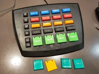 Quantel TV Production keyboard keycap 4x4