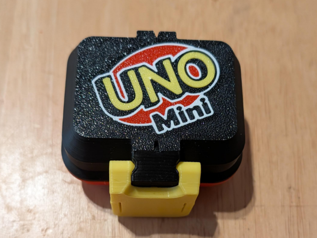 Uno Mini card box v3 World's smallest uno card box