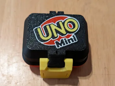 Uno Mini card box v3 World's smallest uno card box