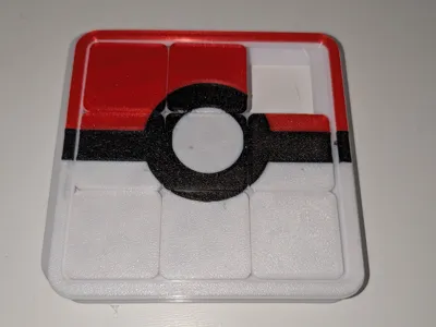 Pokémon fidget sliding puzzle Ball Eckig