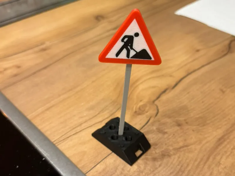 Baustellenschild  für Bruder Baustelle
